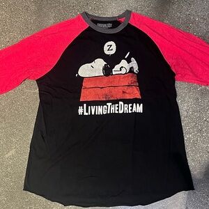 PEANUTS Snoopy Baseball Tee #livingthedream